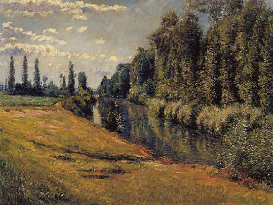 Colombes Caillebotte Le petit bras de seine